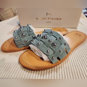 Marc Fischer Pacca Studded Slide Sandal 8.5 NIB
